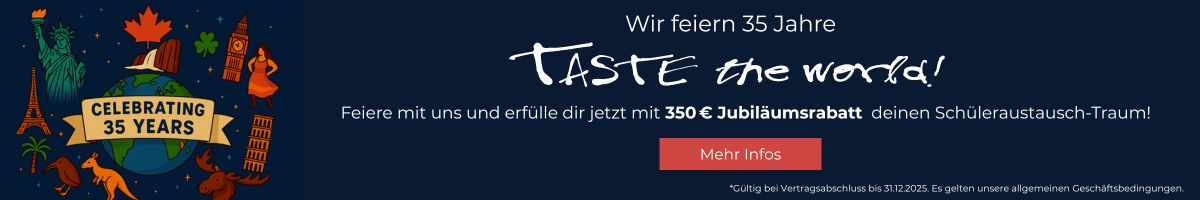 35 Jahre TASTE the world! 