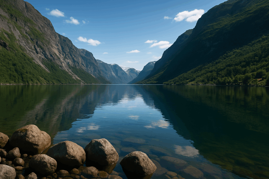 ein norwegischer Fjord