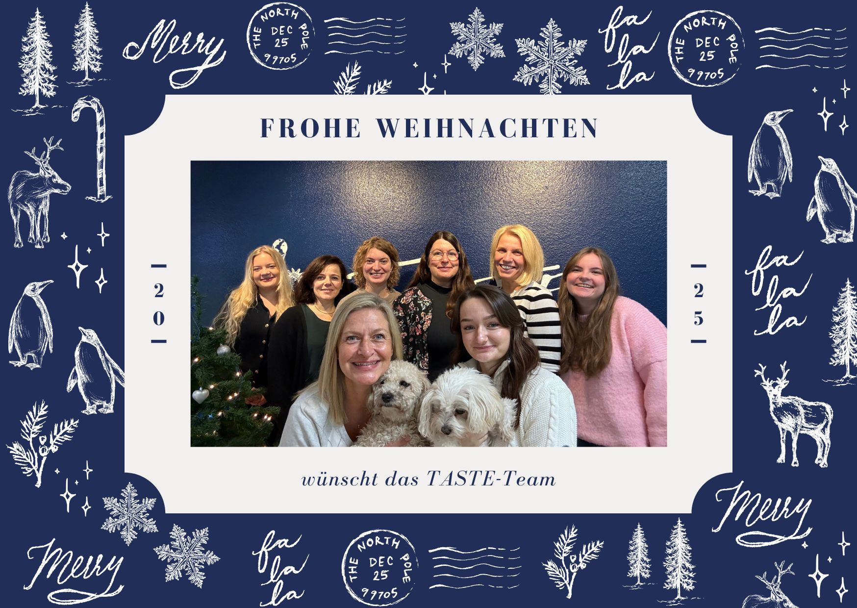 Das TASTE-Team wünscht frohe Weihnachten!