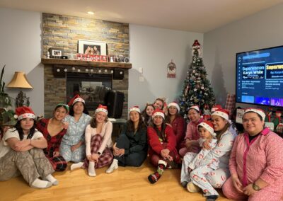 Schülerin mit Ihrer Gastfamilie an Weihnachten in Kanada